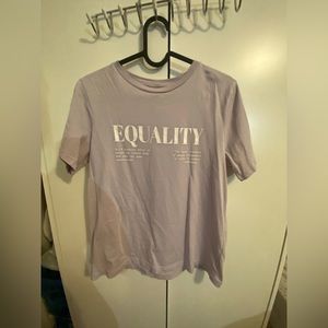 h&m “equality” t shirt